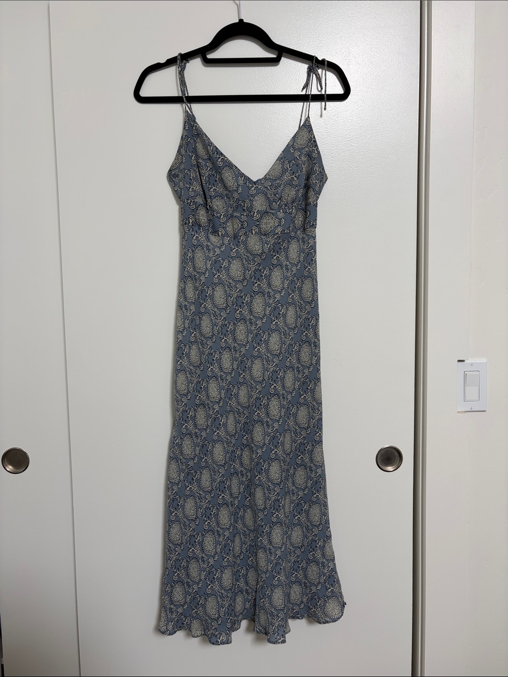 Vintage J Crew Silk Midi Dress